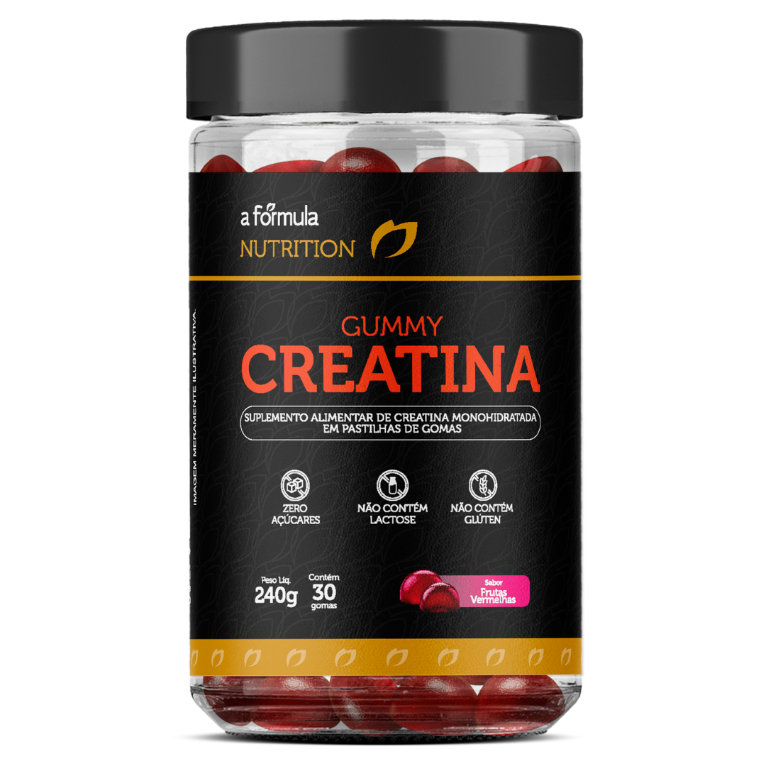 Gummy Creatina Frutas Vermelhas
